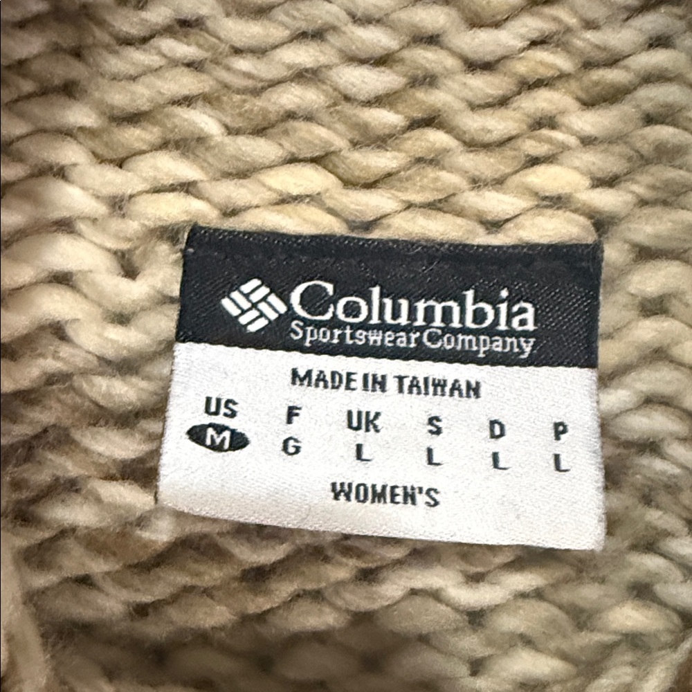Columbia Wool Blend Mock Neck Sweater Women’s Medium - Picture 2 of 10